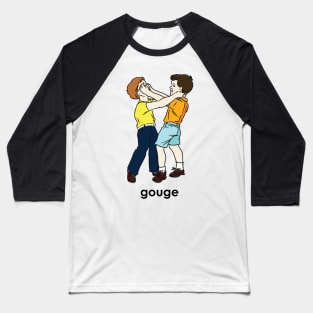 Self Defense Flash Cards: Gouge Baseball T-Shirt